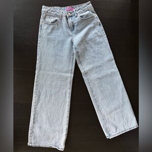 Edikted Light Blue Straight Girl’s Jeans
